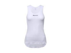 Dámské funkční triko bez rukávů SANTINI Lieve White - M/L