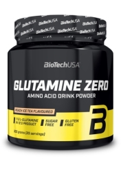 BioTech USA Glutamine Zero 300g Broskvový ledový čaj