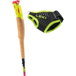 Leki Ultratrail FX.One Superlite, bright red-neonyellow-naturalcarbon 115cm