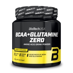 BioTech USA BCAA+Glutamine Zero 480g Citrón