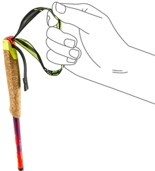 Leki Neotrail Pro FX.One SL bright red-violet-neonyellow 120 cm