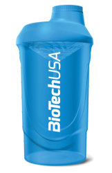 BioTech USA Shaker Biotech Wave 600ml /EU/ blue