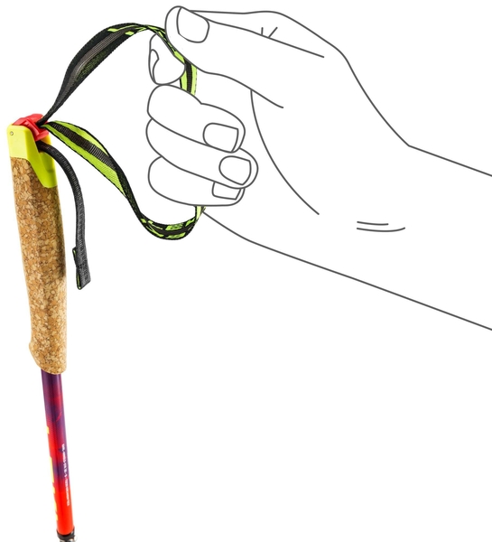 Leki Neotrail Pro FX.One SL bright red-violet-neonyellow 120 cm